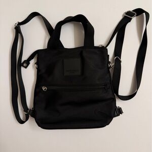 Cynthia Rowley black convertible bagpack